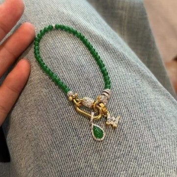 Wholesale Yellow Shell Collarbone Chain Bracelet