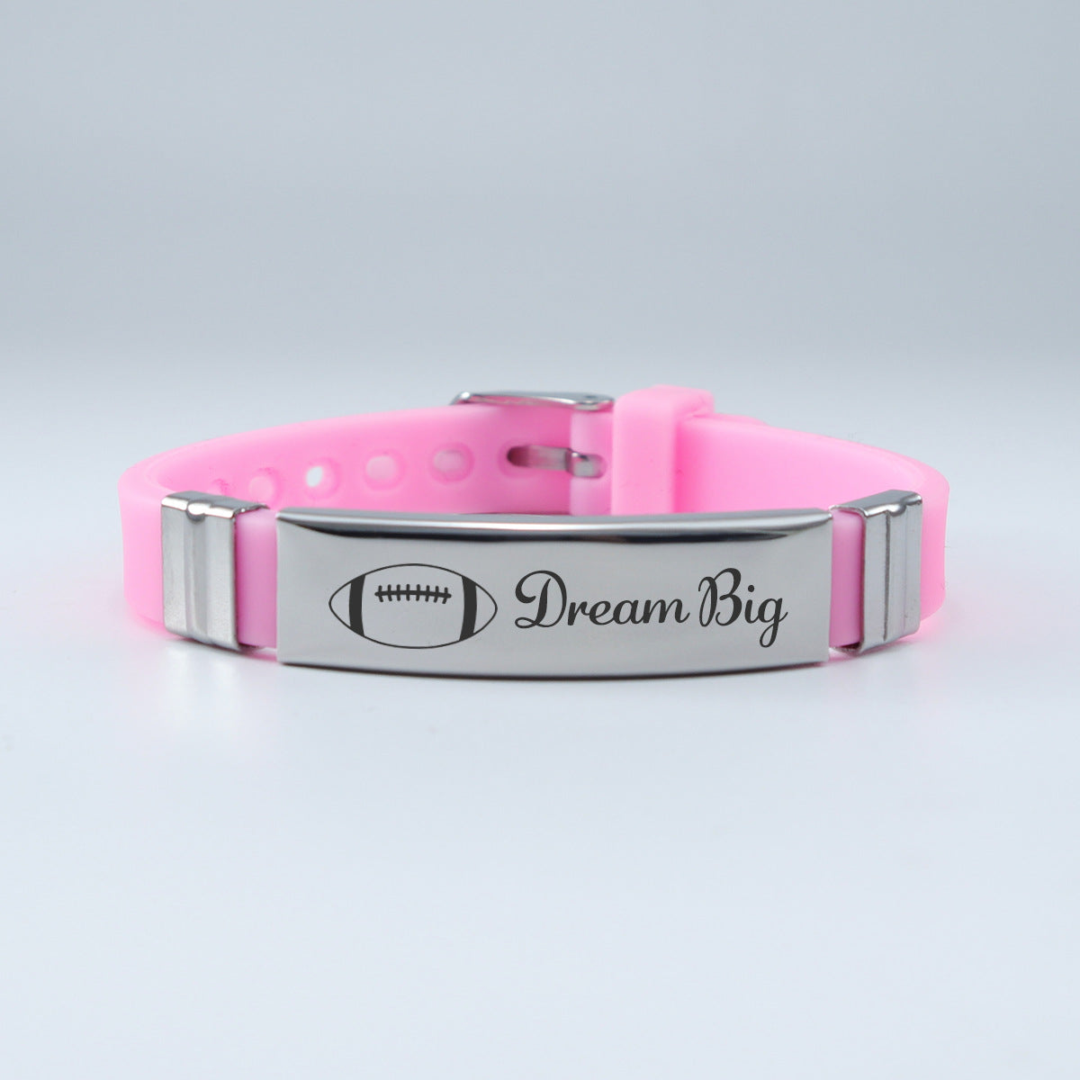 Wholesale Rugby Sports Theme Silicone Bracelet