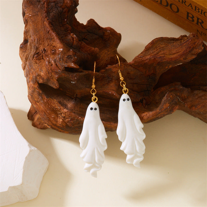 Wholesale Vintage Bride and Groom Crown Skull  Earrings
