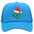 Wholesale Christmas green hair monster embroidered label grid baseball cap