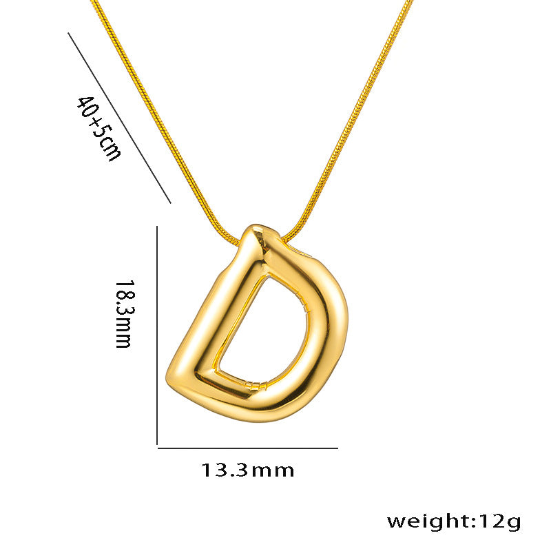 Wholesale Stainless Steel English Letter Necklace ACC-NE-KuCai014