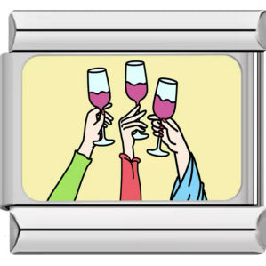 Wholesale Italian Charm Bracelet 9mm DIY Graduation  Creative Stainless Steel Composable Bracelet