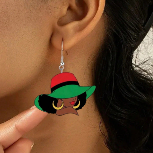 Wholesale  St. Patrick's Day Niche Acrylic Earrings