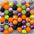 Wholesale  50pcs/ pack Green  Black Orange  20MM Acrylic Bubblegum Beads