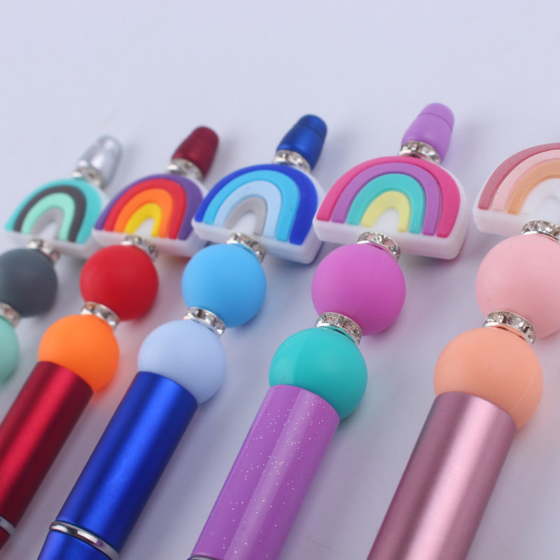 Wholesale Rainbow Silicone Bead Pen