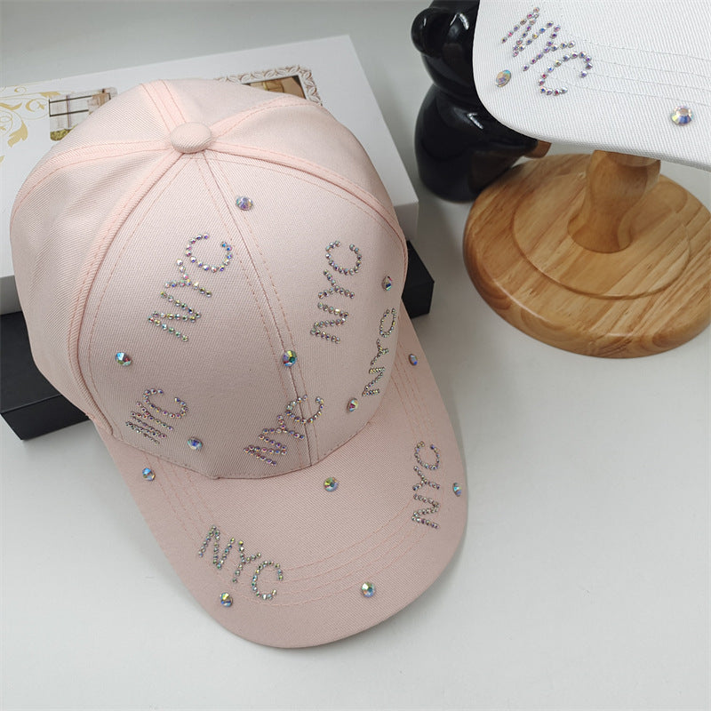 Wholesale Colored Diamond Peaked Baseball Cap ACC-HT-Daod003
