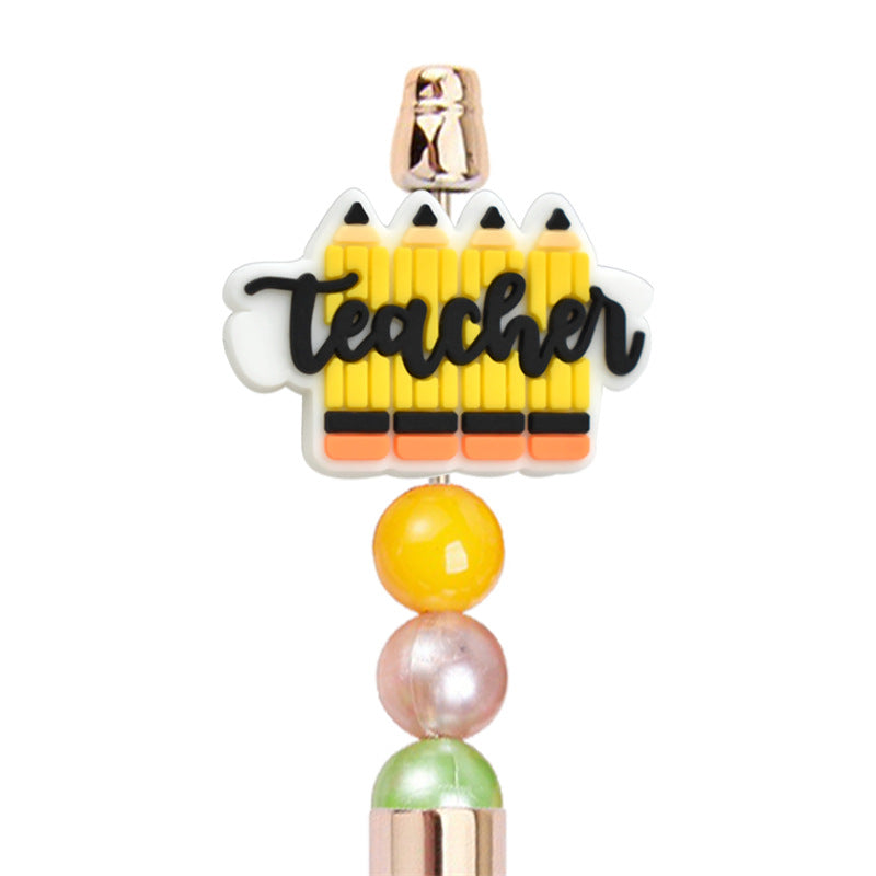 Wholesale Random 100pcs PVC School Season Soft Focal Beads ACC-BDS-RYY003