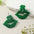 Wholesale St. Patrick's Day Green Hat Day Green Clover Lips Earrings