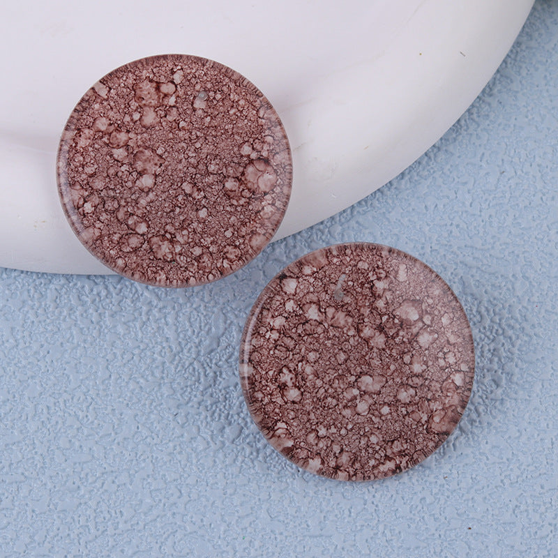 Wholesale  Bohemian love geometric diamond acrylic earrings