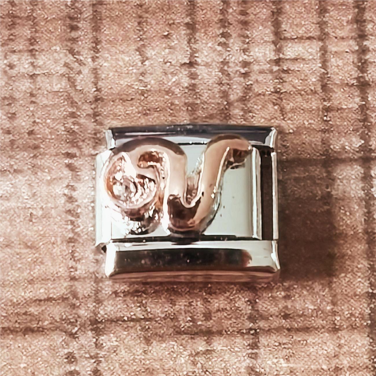 Wholesale Italian Charm Bracelet 9mm DIY Splicing Removable Stainless Steel Letter Composable Bracelet ACC-BT-XY067