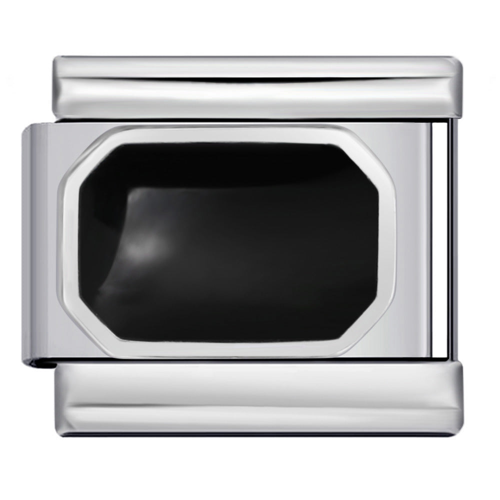 Pulsera de encanto italiano de 5 piezas al por mayor de 9 mm empalme de bricolaje lindo pulsera compuesta de acero inoxidable creativo