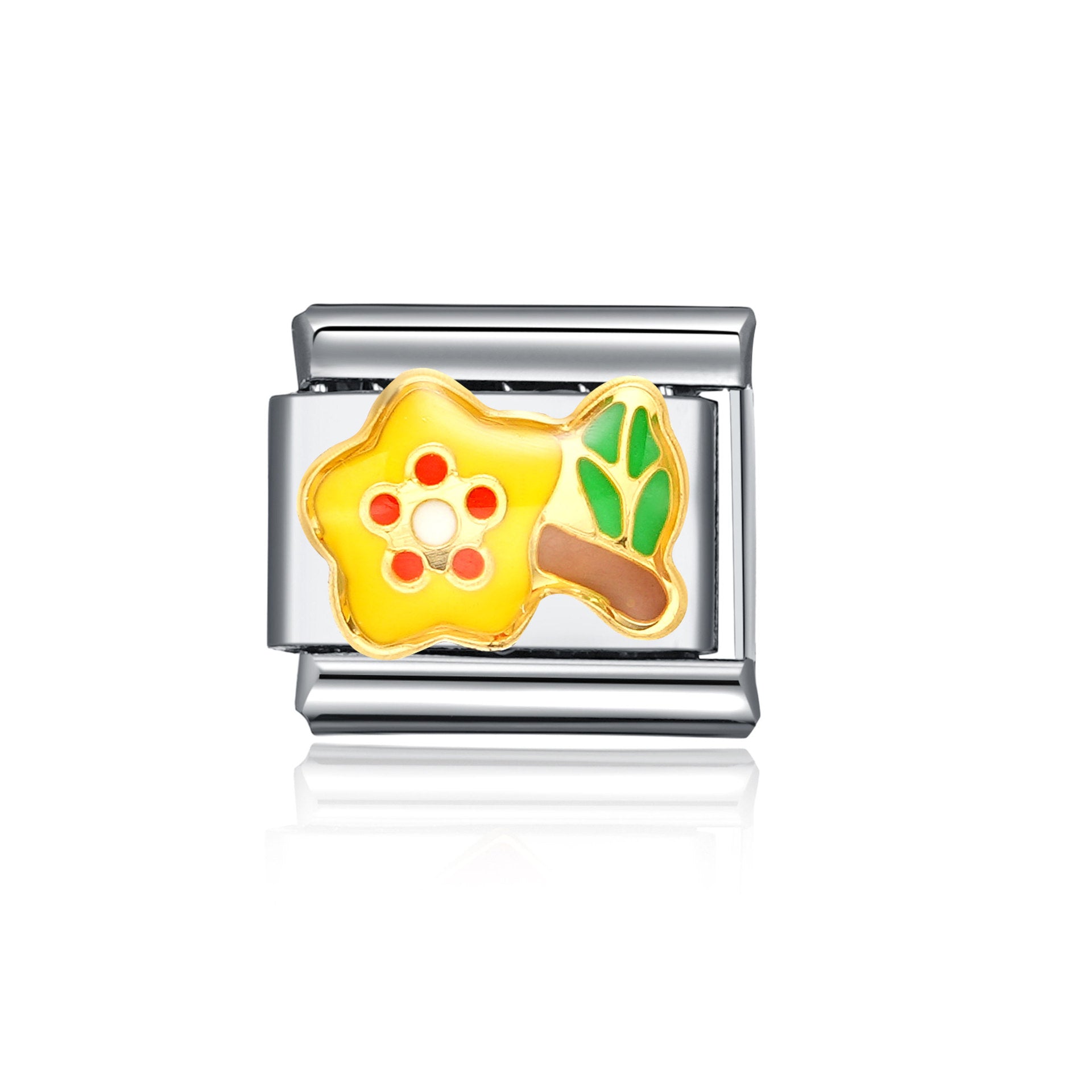 Bracelet de charme italien en gros de 9 mm d'animal d'épissage et de planable en acier inoxydable