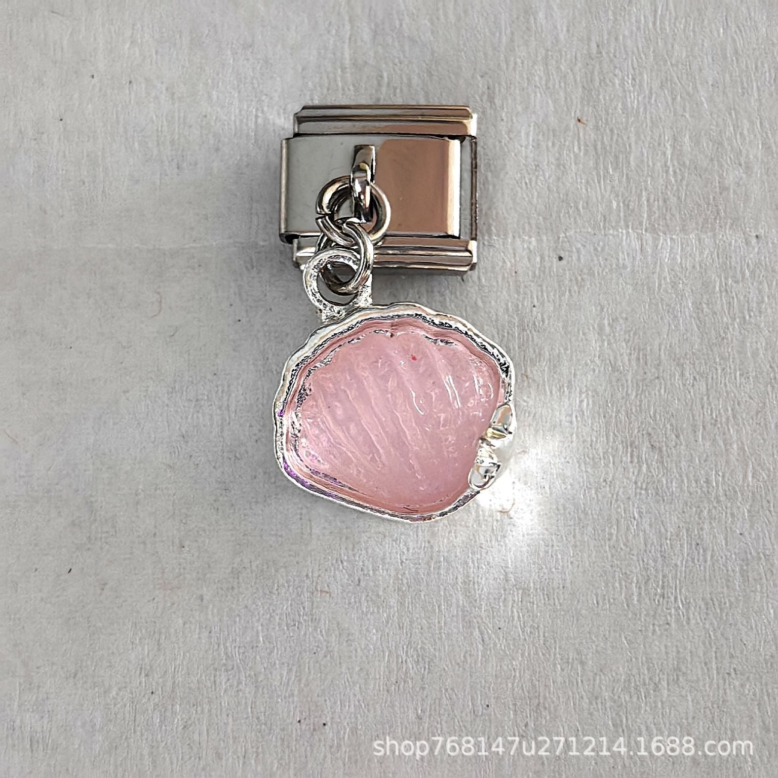 Wholesale Italian Charm Stainless Steel Bracelet Single Hook Pendant Jewelry Accessory Gift