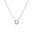 Wholesale  18K gold-plated titanium steel ring water drop pendant necklace