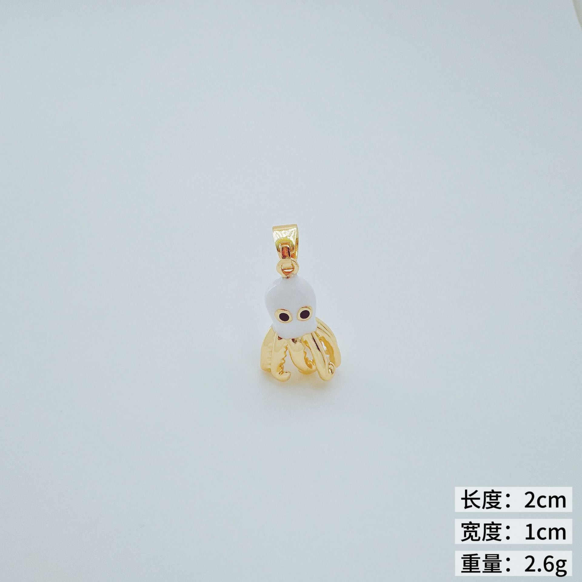 Wholesale Fashion Ocean Series Pendant Gold Plated Copper Jewelry Accessory