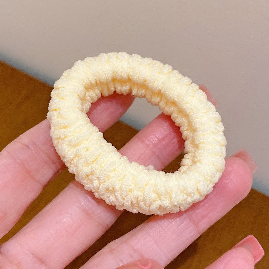 Wholesale 10pcs Thick High Elastic Towel Ring Seamless Hair Scrunchies ACC-HS-Huidi013