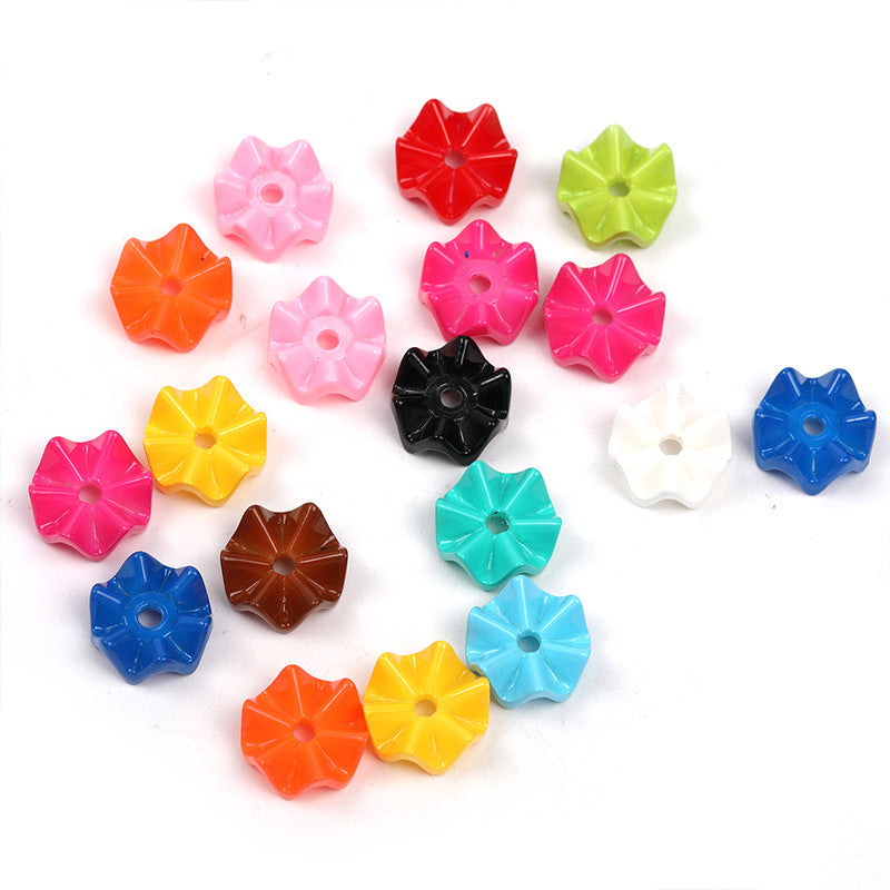 Wholesale 200pcs Acrylic Beads Wave Pattern Spacer DIY Bead Pen Mobile Phone Chain Accessories ACC-BDS-BLG031