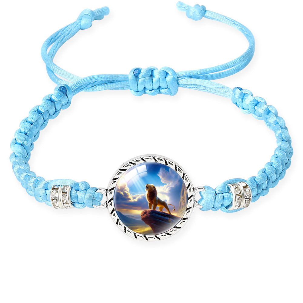 Wholesale Lion braid adjustable bracelet