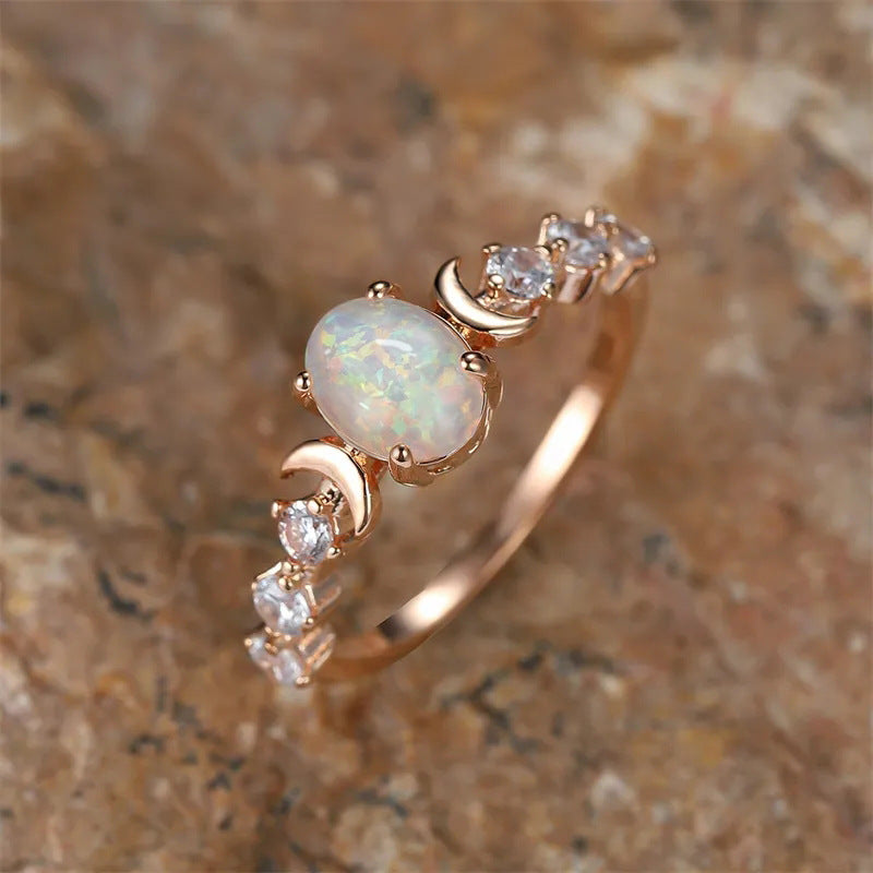Wholesale  Vintage Ring — Sun and Moon Design Band