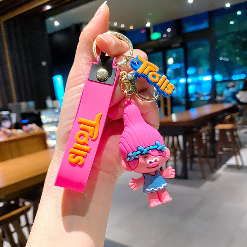 Wholesale Cartoon PVC Soft Glue Cute Keychain ACC-KC-XinShu019