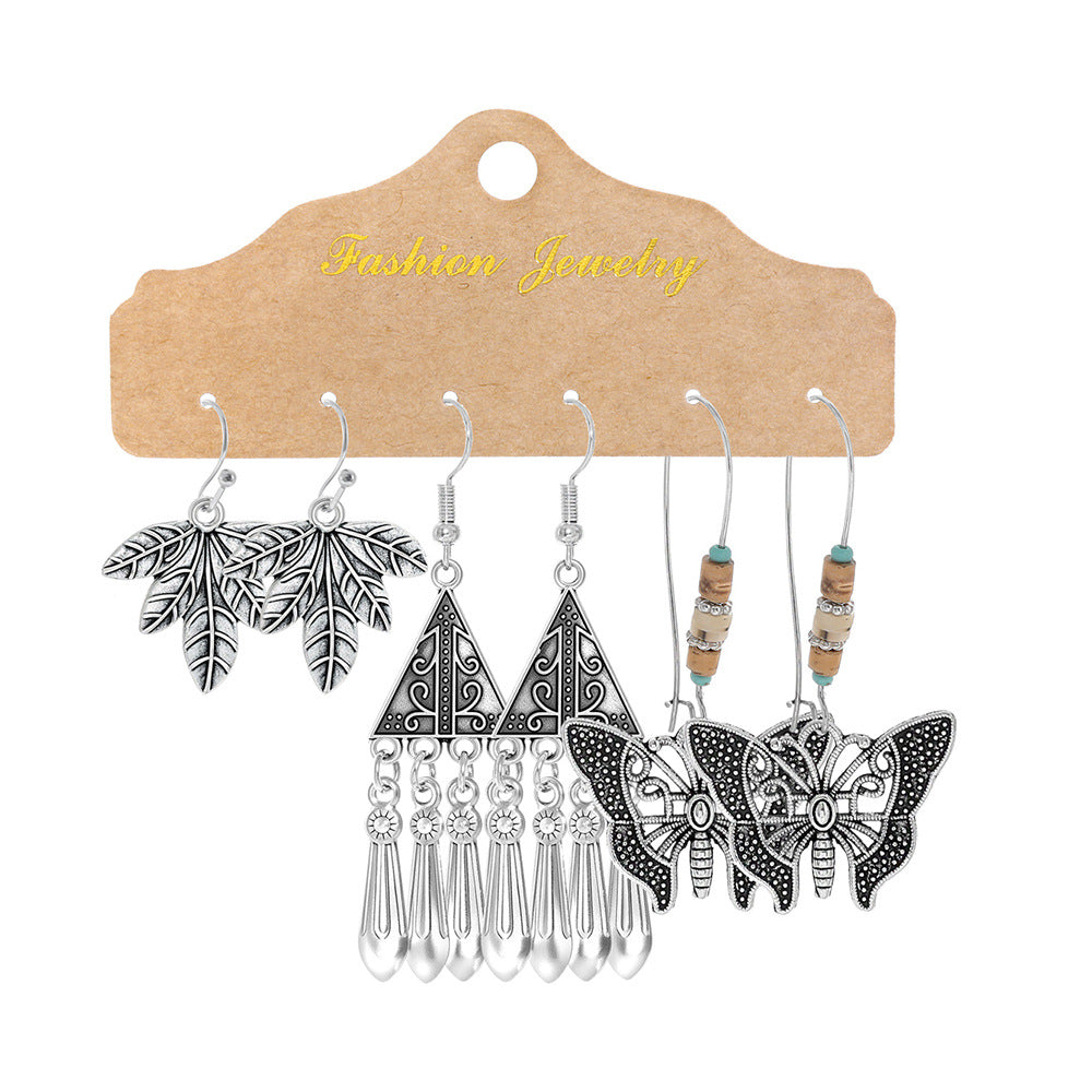 Wholesale Retro Metal Earrings Jewelry Accessory for Resale