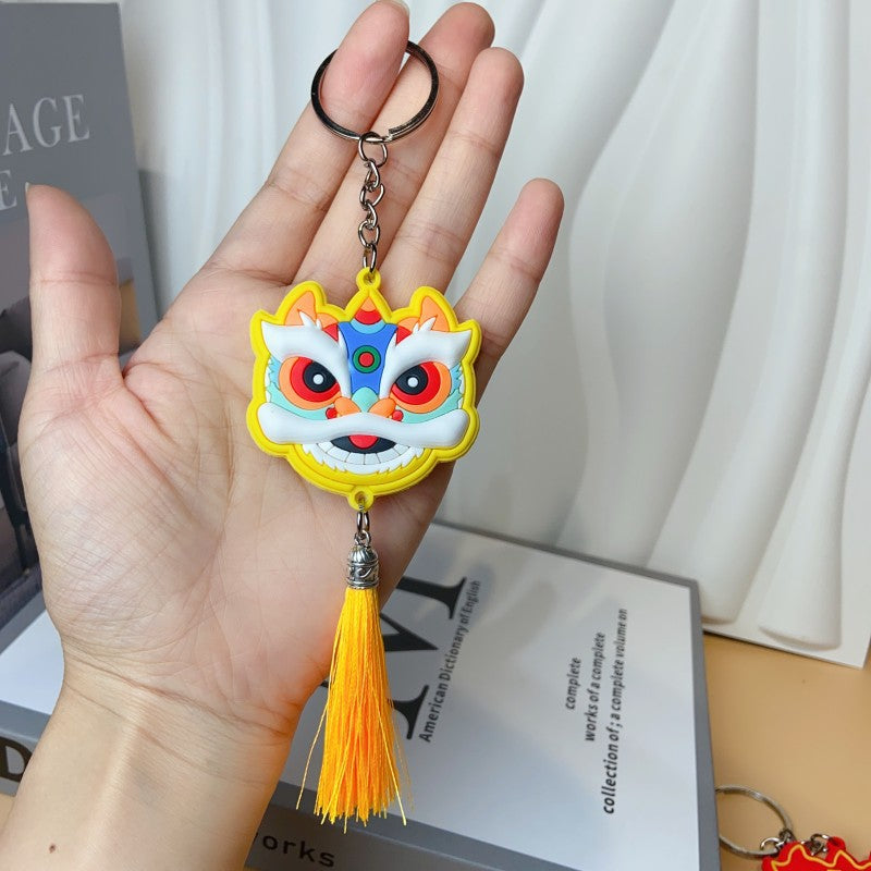 Wholesale Cute cartoon silicone keychain