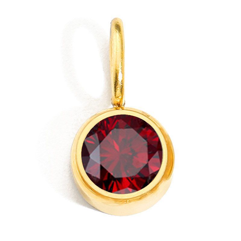 Wholesale Stainless steel birthday stone letter pendant