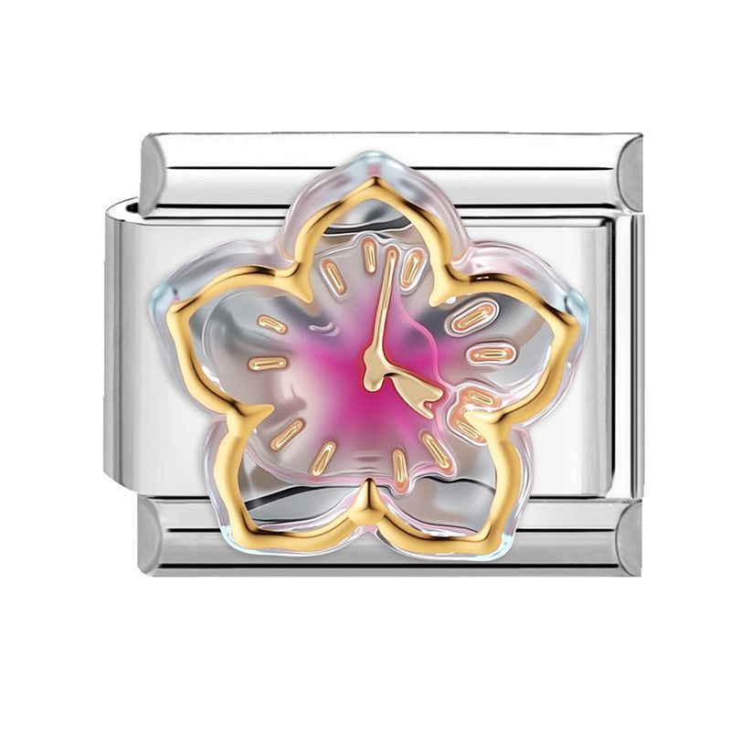 Wholesale Italian Charm Bracelet 9mm DIY Splicing Cute Creative Stainless Steel Composable Bracelet