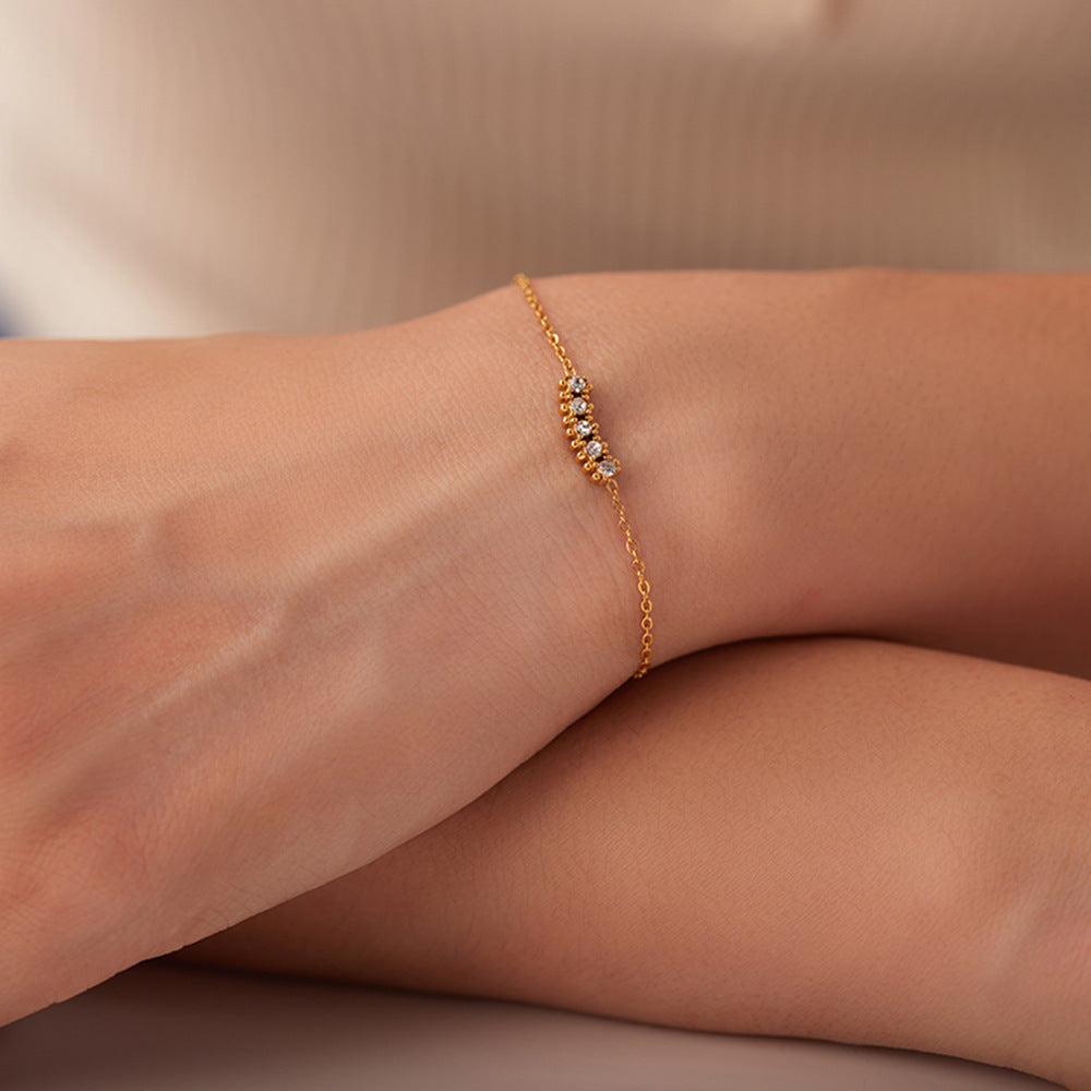 Wholesale Stainless Steel Inlaid Zircon Bracelet ACC-BT-WanX001 ACC-BT-WanX001