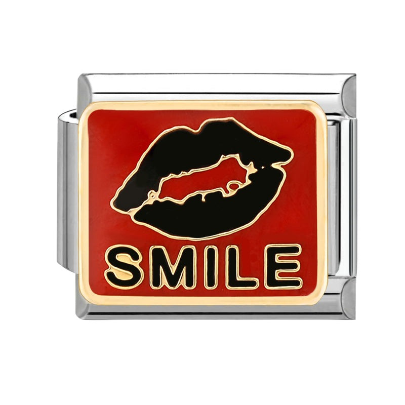 Wholesale  Italian Modular Bracelet 9mm DIY Splicing Removable Stainless Steel Combinable Bracelet