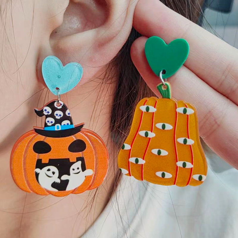 Wholesale Halloween Series Acrylic Earrings
