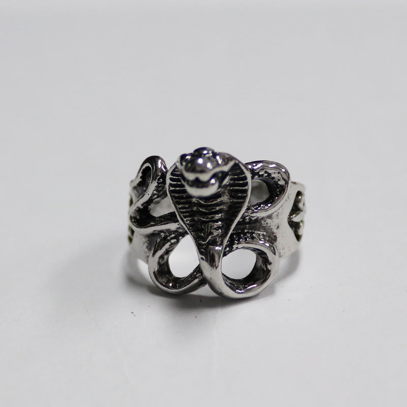Wholesale Punk Cobra Statue of Liberty Ring ACC-RS-NaiHong003