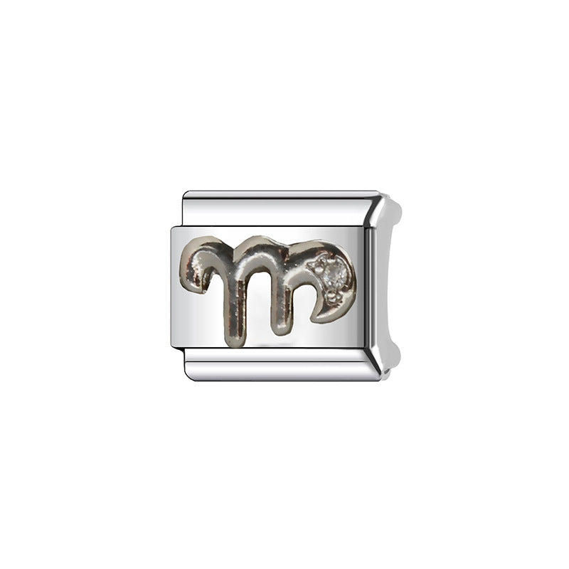 Wholesale Stainless Steel Modular Letter Bracelet Fashion Jewelry Accessory Gift for Travel Souvenir