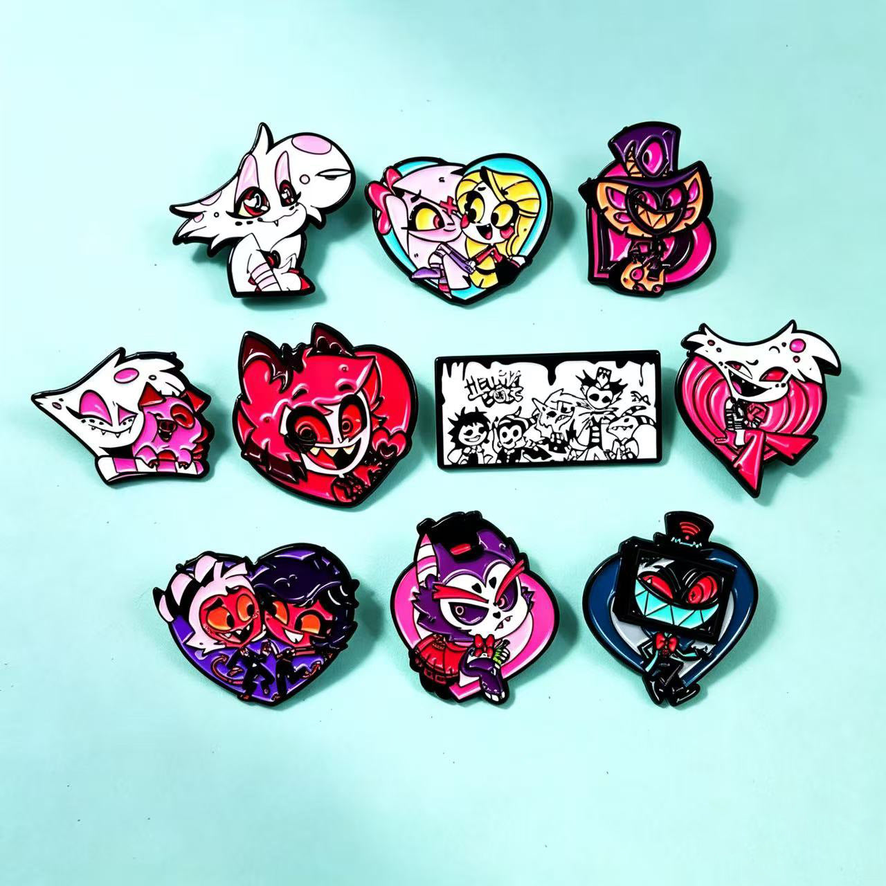 Wholesale Zinc Alloy Vampire Ghost Brooch Pin,  Stylish  Costume Accessory,  Boutique Jewelry for Bag Charm or Everyday Wear