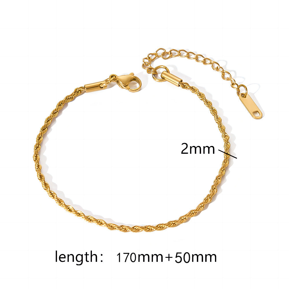 Wholesale DIY bracelet accessories versatile stainless steel snake bone chain