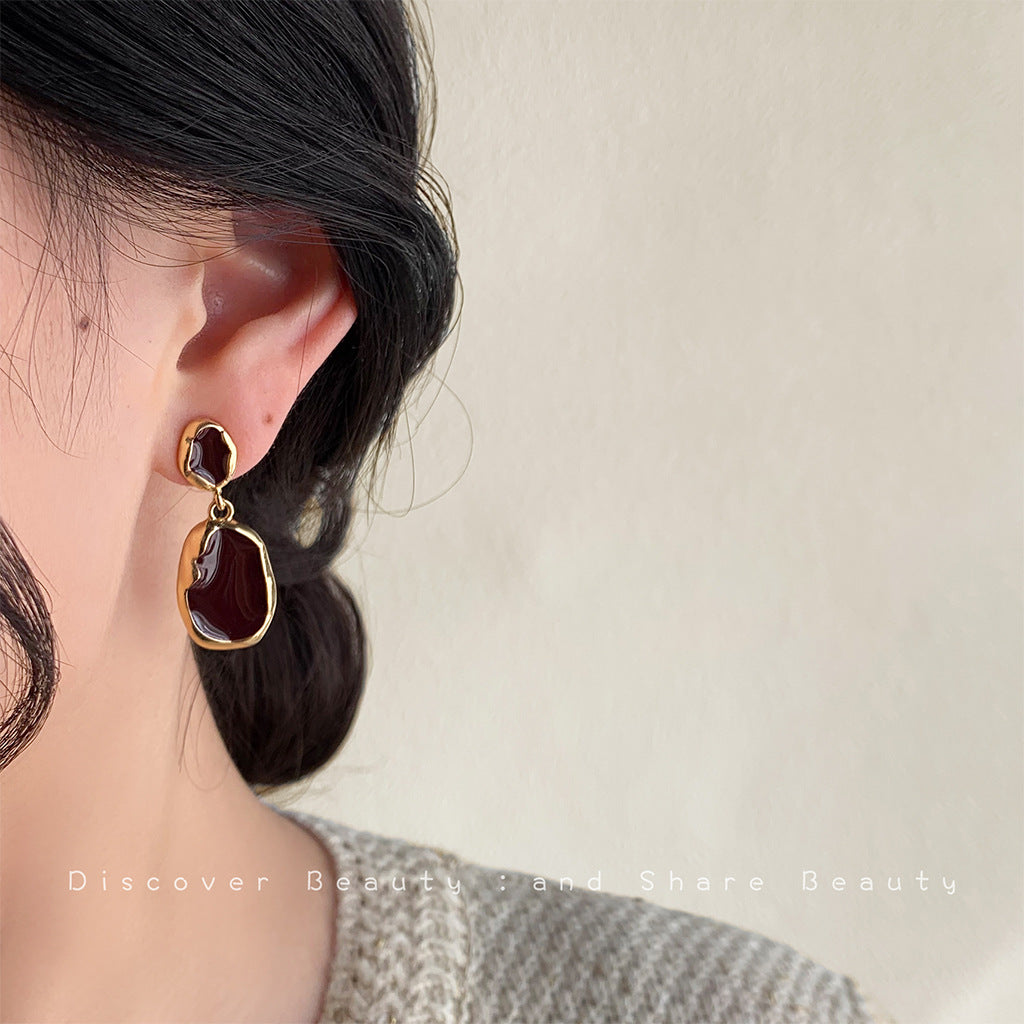 Wholesale Oil Drop Luxury Pearl Earrings