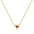 Wholesale  irregular love zircon necklace stainless steel material design popular exquisite 18k gold color