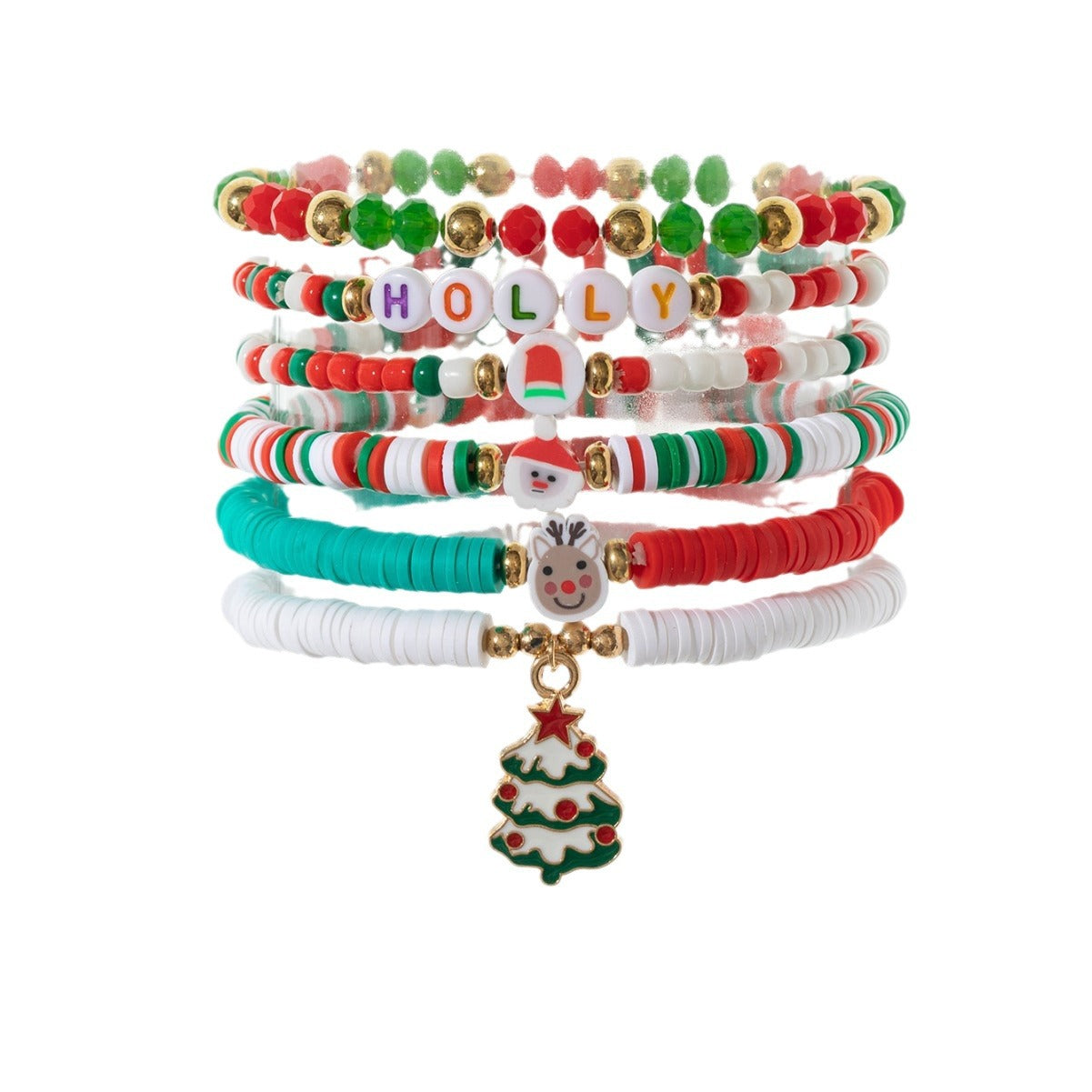 Wholesale Christmas Snowman Bracelet Set ACC-BT-Xunru001