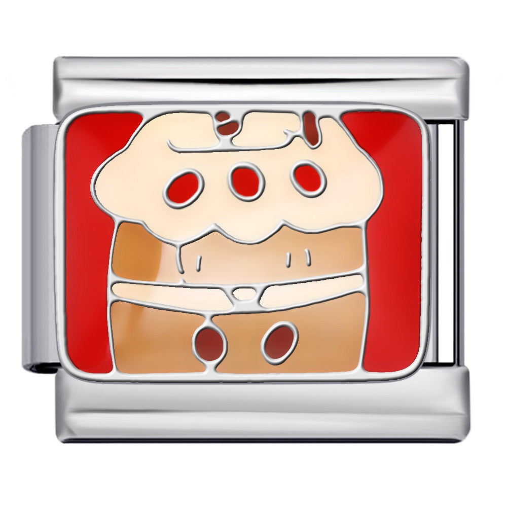 Wholesale Italian Charm Bracelet 9mm DIY Splicing Cute Creative Stainless Steel Composable Bracelet