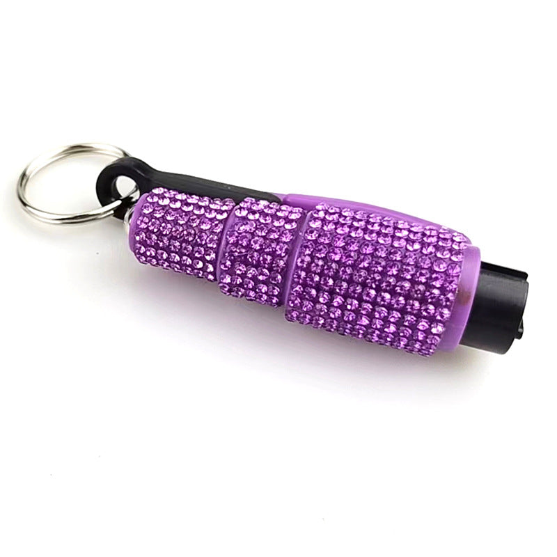 Wholesale Outdoor 2 in 1 Diamond Keychain For Car ACCVIP-KC-CanWu001