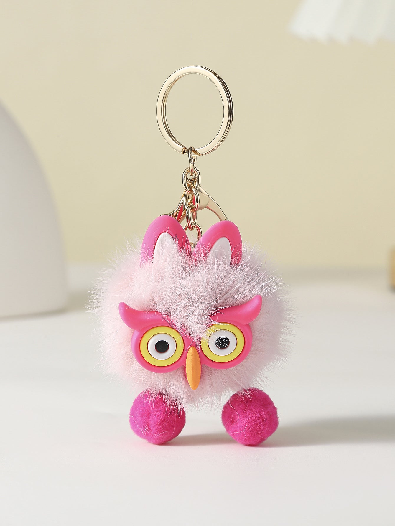 Wholesale Cartoon Plush Owl Keychain Creative Keychain Cute Keychain ACC-KC-RongR022