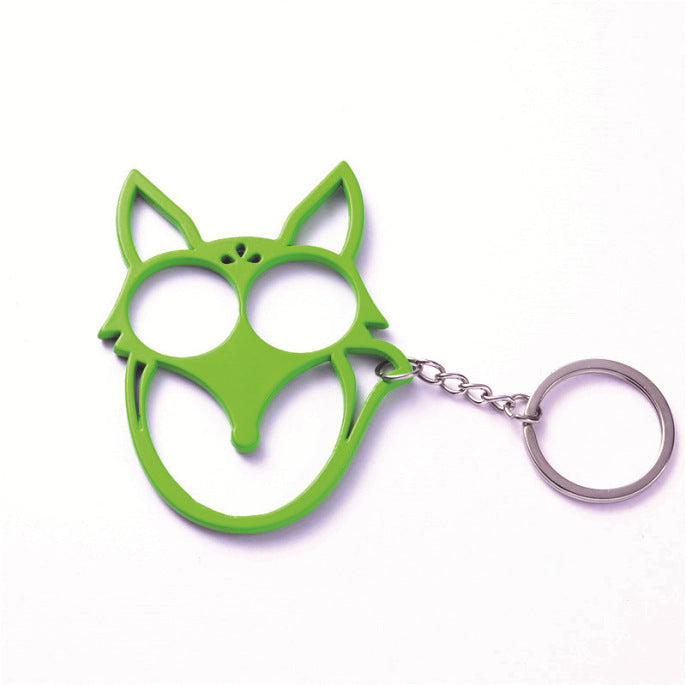 Wholesale Outdoor Fox Metal Pendant Keychain Keychains Accessories ACC-KC-NN001