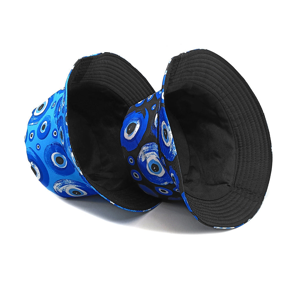 Wholesale Devil Eye Polyester Bucket Hat ACC-HT-ShunM004