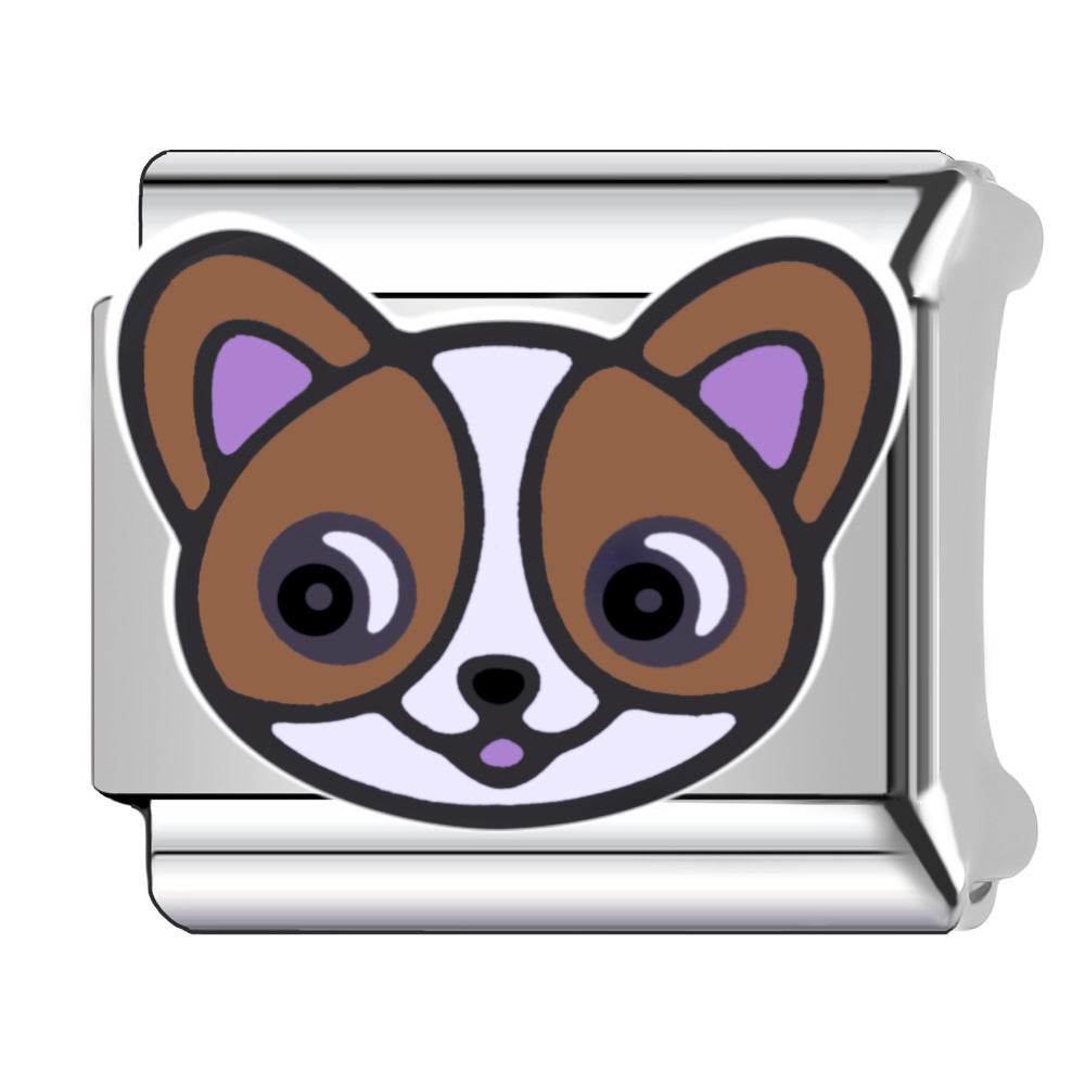 Wholesale  Italian Charm Bracelet 9mm DIY pet dogs Creative Stainless Steel Composable Bracelet