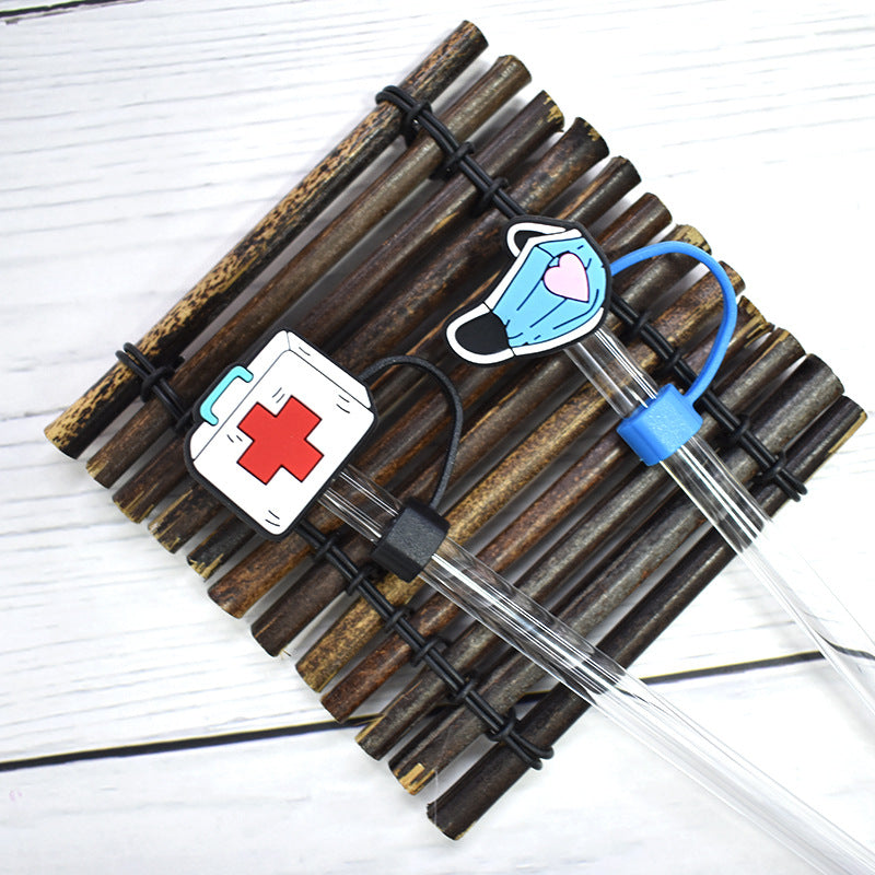 Wholesale Random 100pcs Medical Straw Cover 10MM Straw Tube Cap