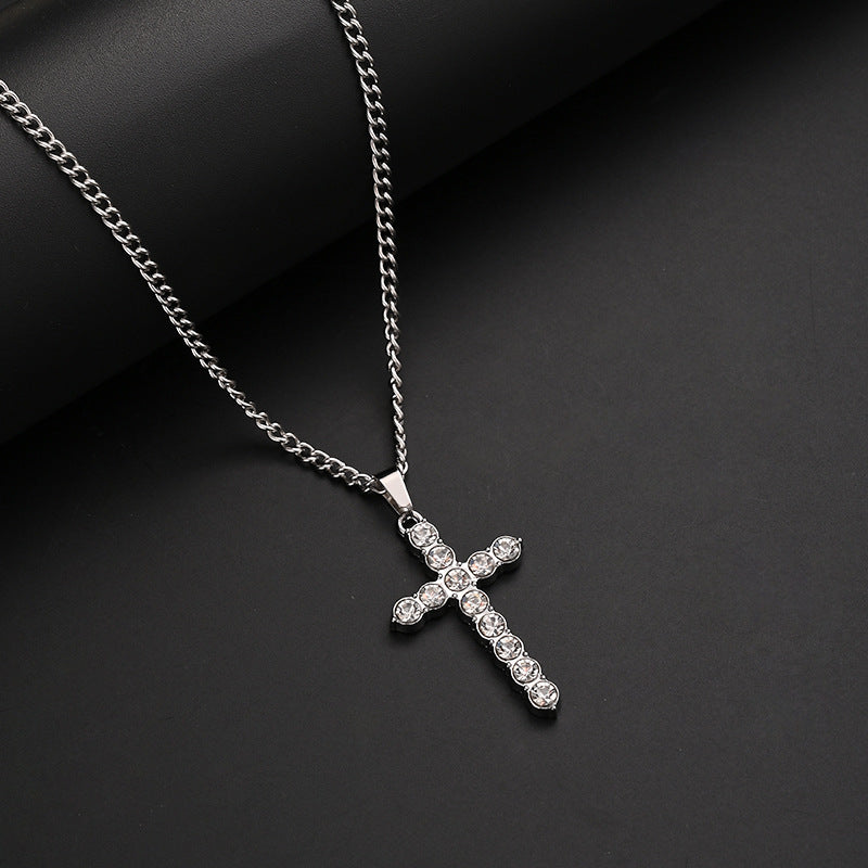 Wholesale hip-hop necklace jewelry personality disco alloy pendant sweater chain