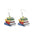 Wholesale Book Creative Wooden Earrings
