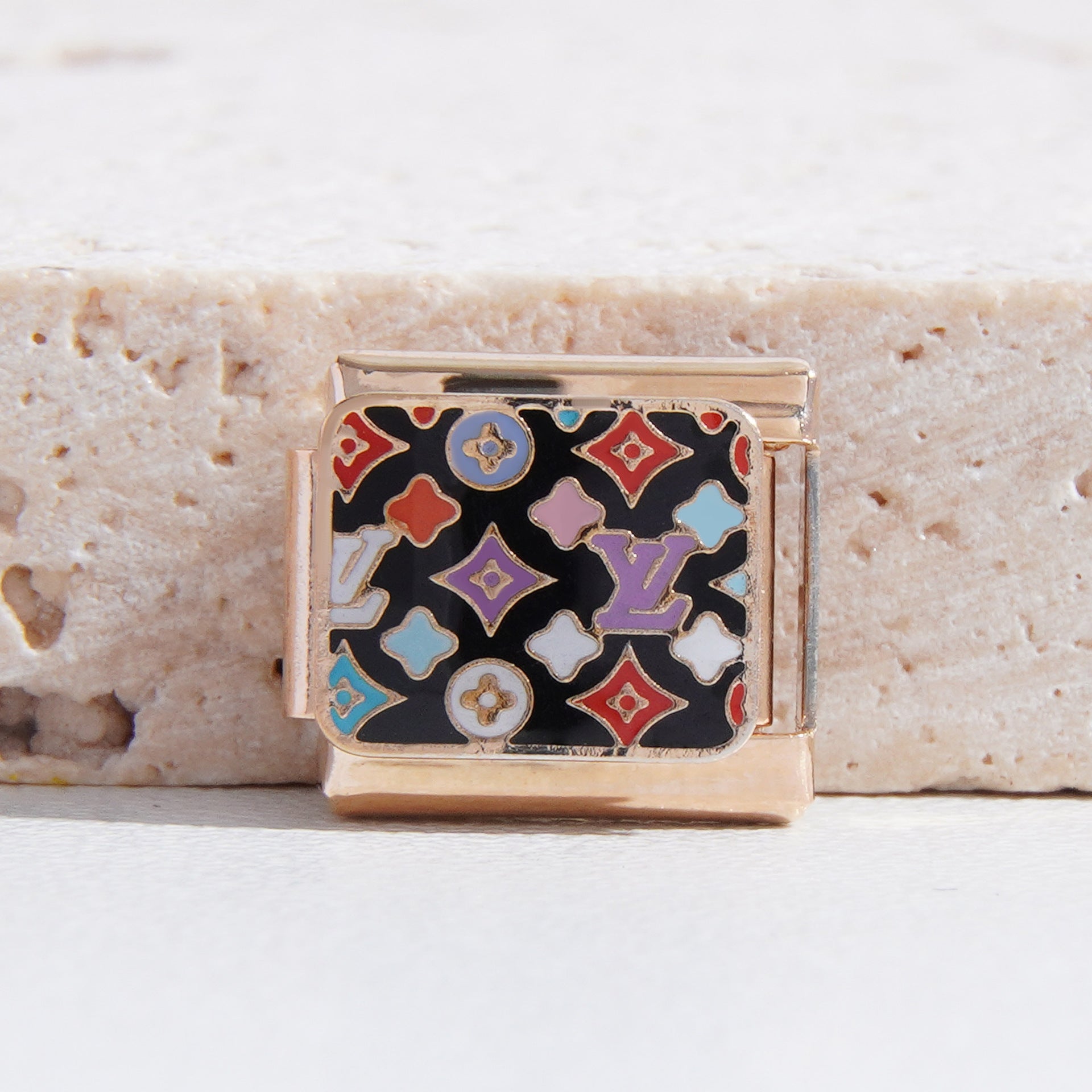 Wholesale Italian Charm Bracelet 9mm DIY Splicing Creative Pattern Stainless Steel Composable Bracelet