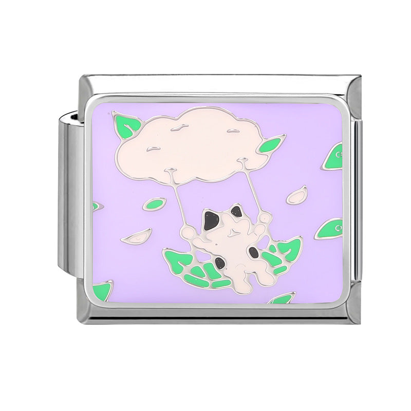 Wholesale Italian modular bracelet cartoon pet DIY