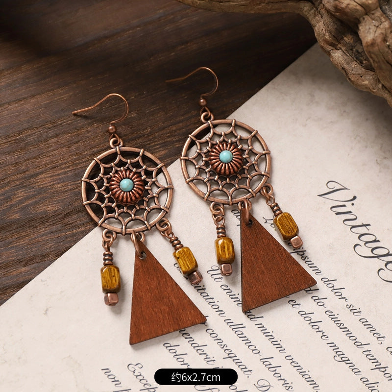 Wholesale Alloy Butterfly Bohemian Earrings Long Tassel Drop Earrings Fashion Accessory for Women Party Wear